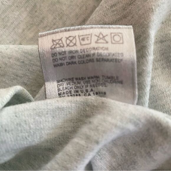 Vintage Native American Graphic Single Stitch T-Shirt Grey - Picture 6 of 6